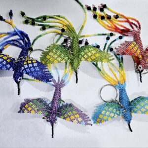 Llavero chaquira checa