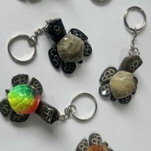 Llavero tortuga de mármol